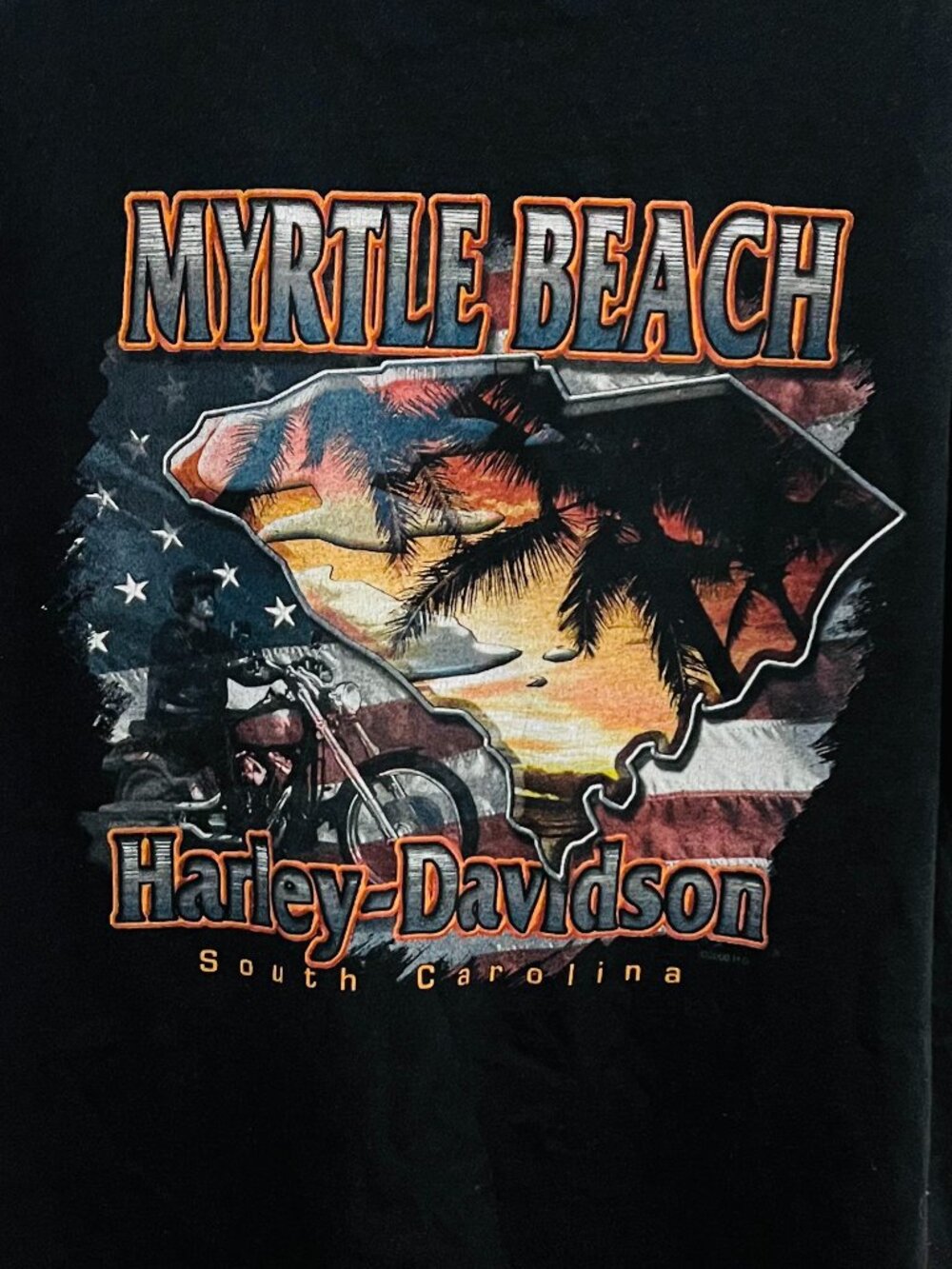 2007 Vintage Harley Davidson Men's Black T-shirt - Picture 2 of 16